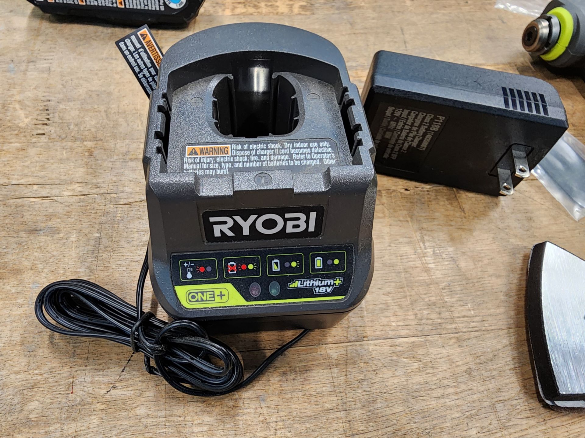 Ryobi Tool Set Including: Model SA1802 1/2" VSR Drill w/One+Tool Lanyard, Model R10633 Circular Saw, - Image 11 of 18
