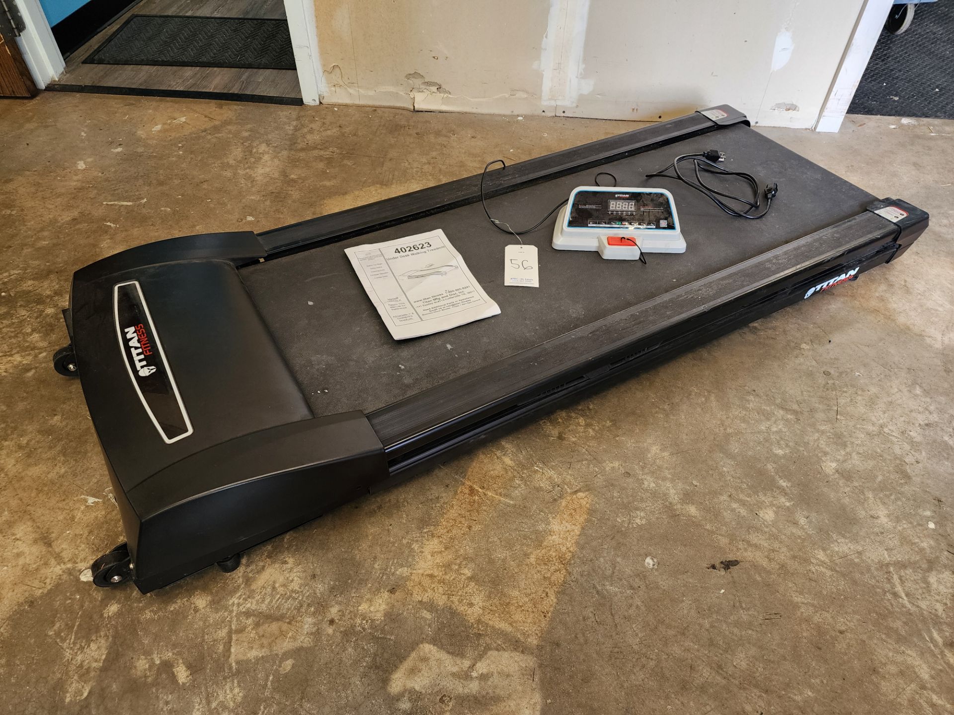 Titan Fitness Under-Desk Walking Treadmill (Tested- Working)