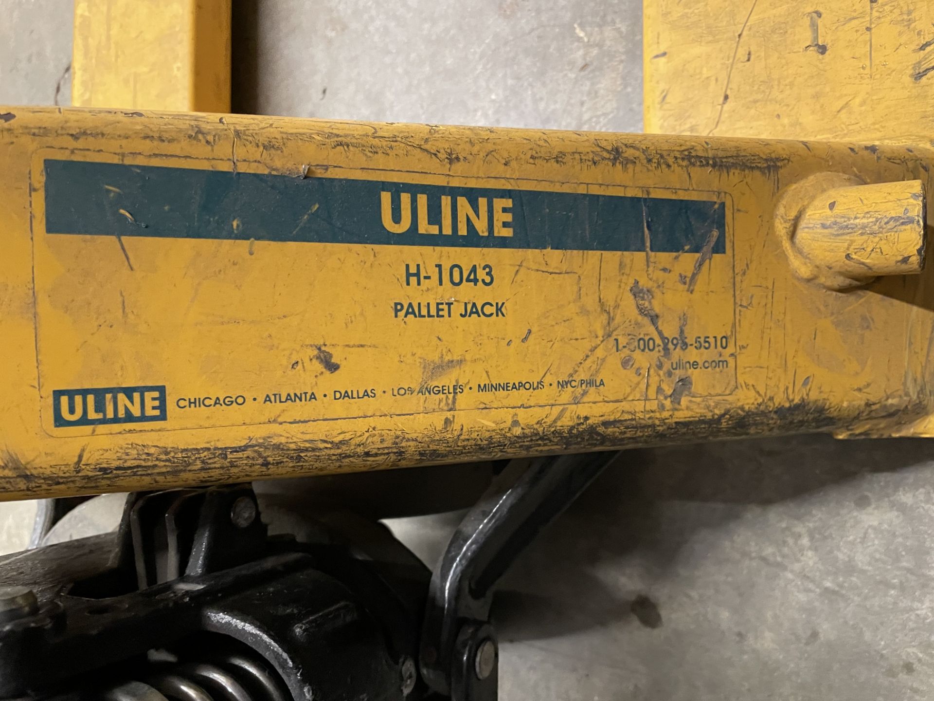 Uline Model H-1043 Pallet Jack, 5,500 Lb. Capacity, S/N NA - Image 2 of 2