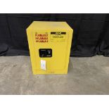 Uline Model H-2569M Countertop Flammable Liquid Storage Cabinet, 4 Gallon/15 Liter Capacity