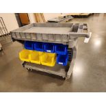 Akro-Mils 2-Tier Material Handling Cart w/U-Line Bins