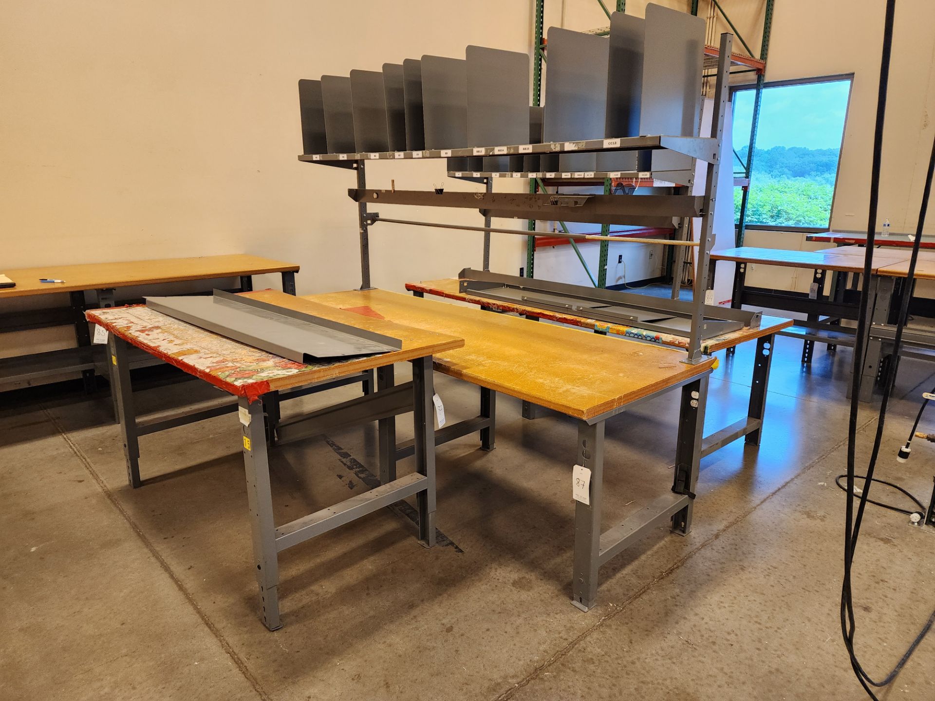 Lot of (3) U-Line Shop Tables