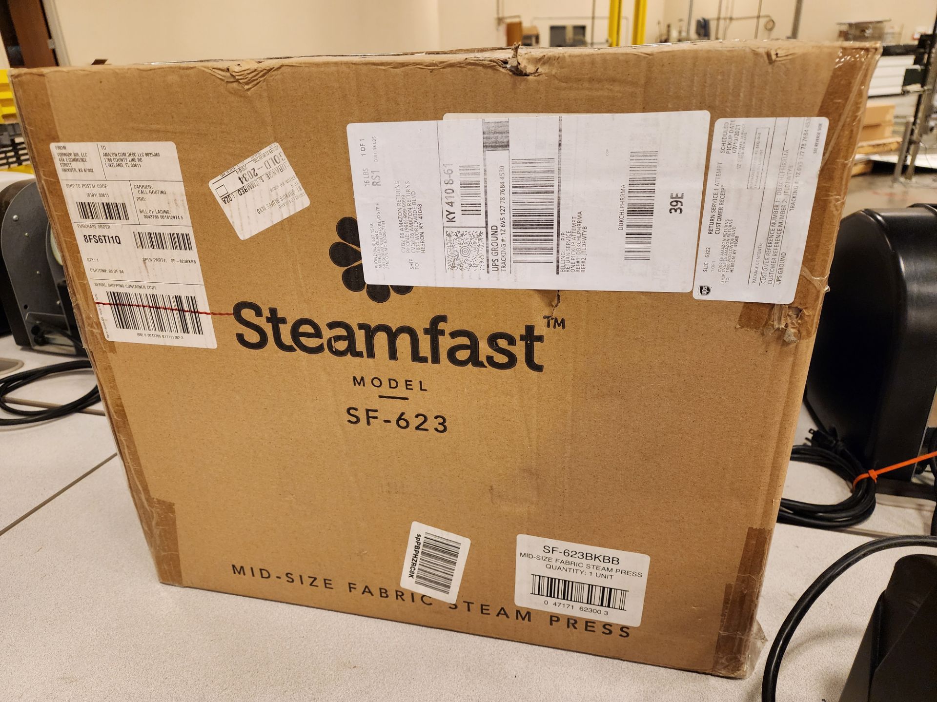 Lot of (2) Streamfast Mid-Size Fabric Steam Presses - Image 6 of 6