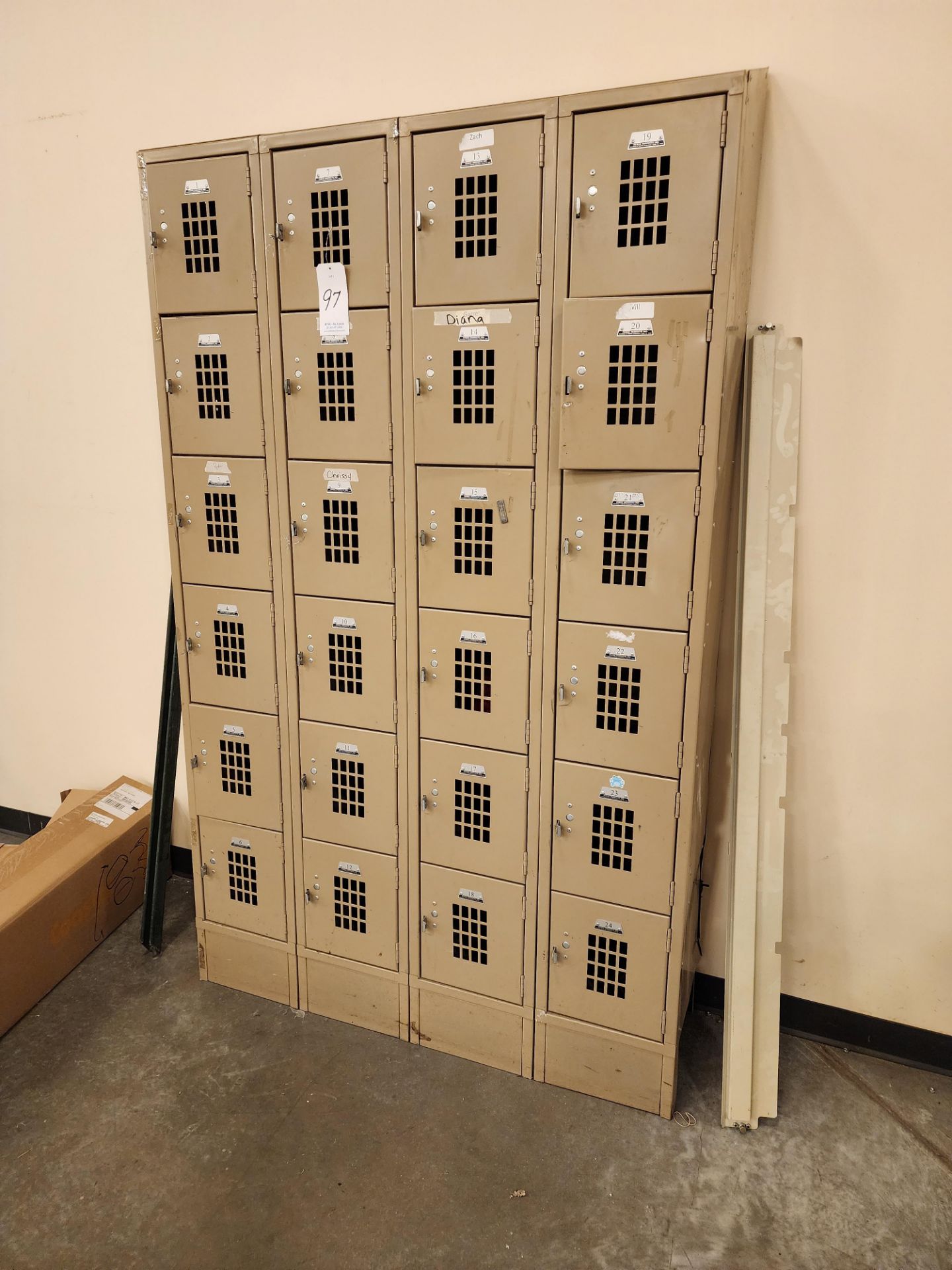 Lot of (2) Banks Penco Products Lockers - Image 2 of 9