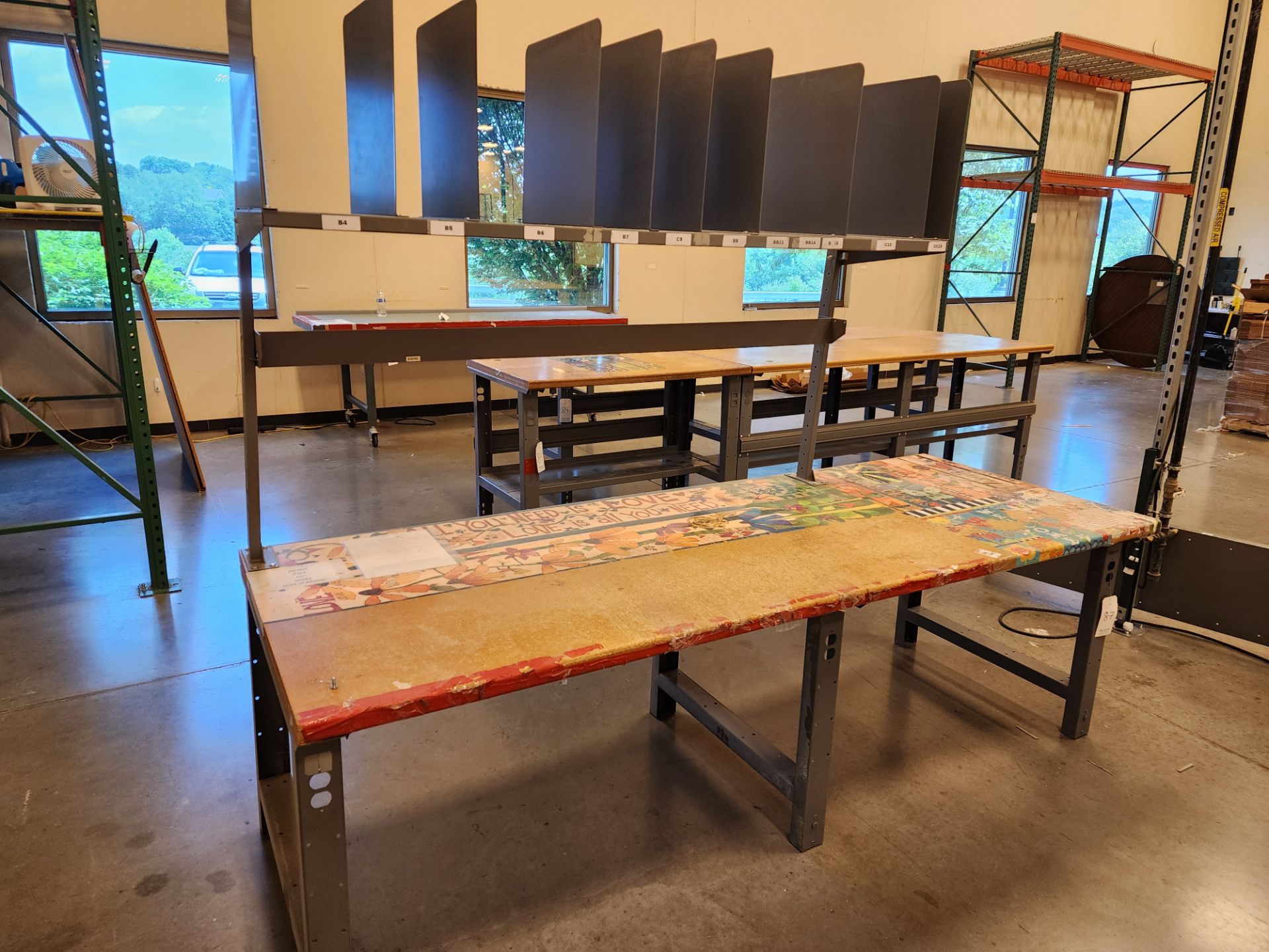 Lot of (3) U-Line Shop Tables - Image 9 of 12