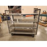 4-Tier Rolling Caged Cart