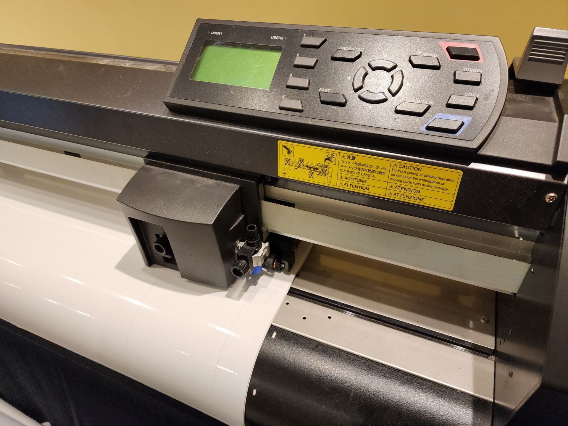 Graphtec Model FC8000-160 Cutting Plotter, S/N 20120301 A20331412 - Image 6 of 9