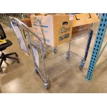 Lot of (2) Rolling Wire Carts