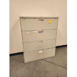 Lot of (2) HON 4-Drawer Lateral Files