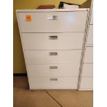 Lot of (2) 5-Drawer Lateral File Cabinets
