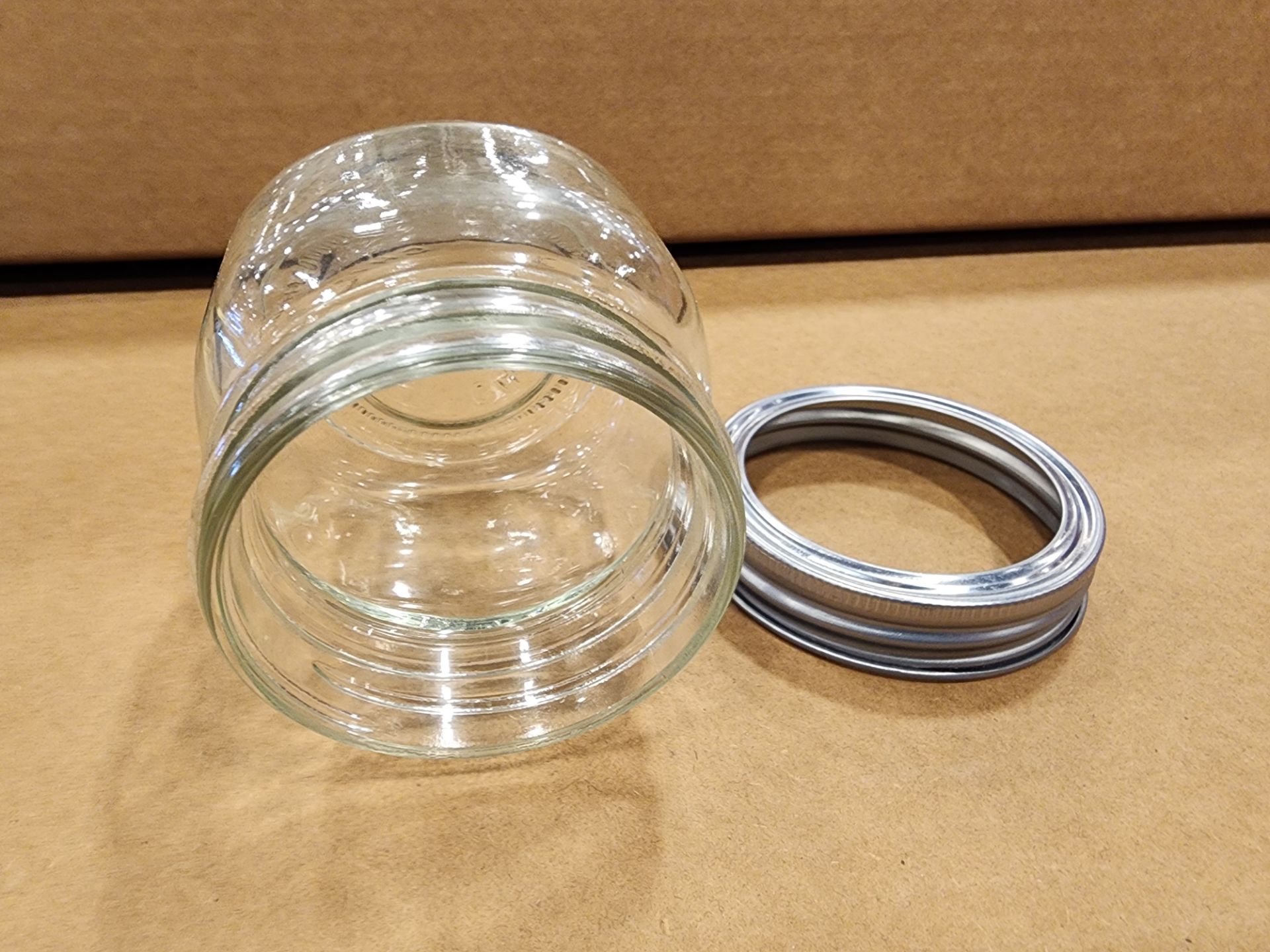 Lot of 3" Glass Jar Inventory - Image 2 of 10
