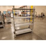 3-Tier Rolling Caged Cart