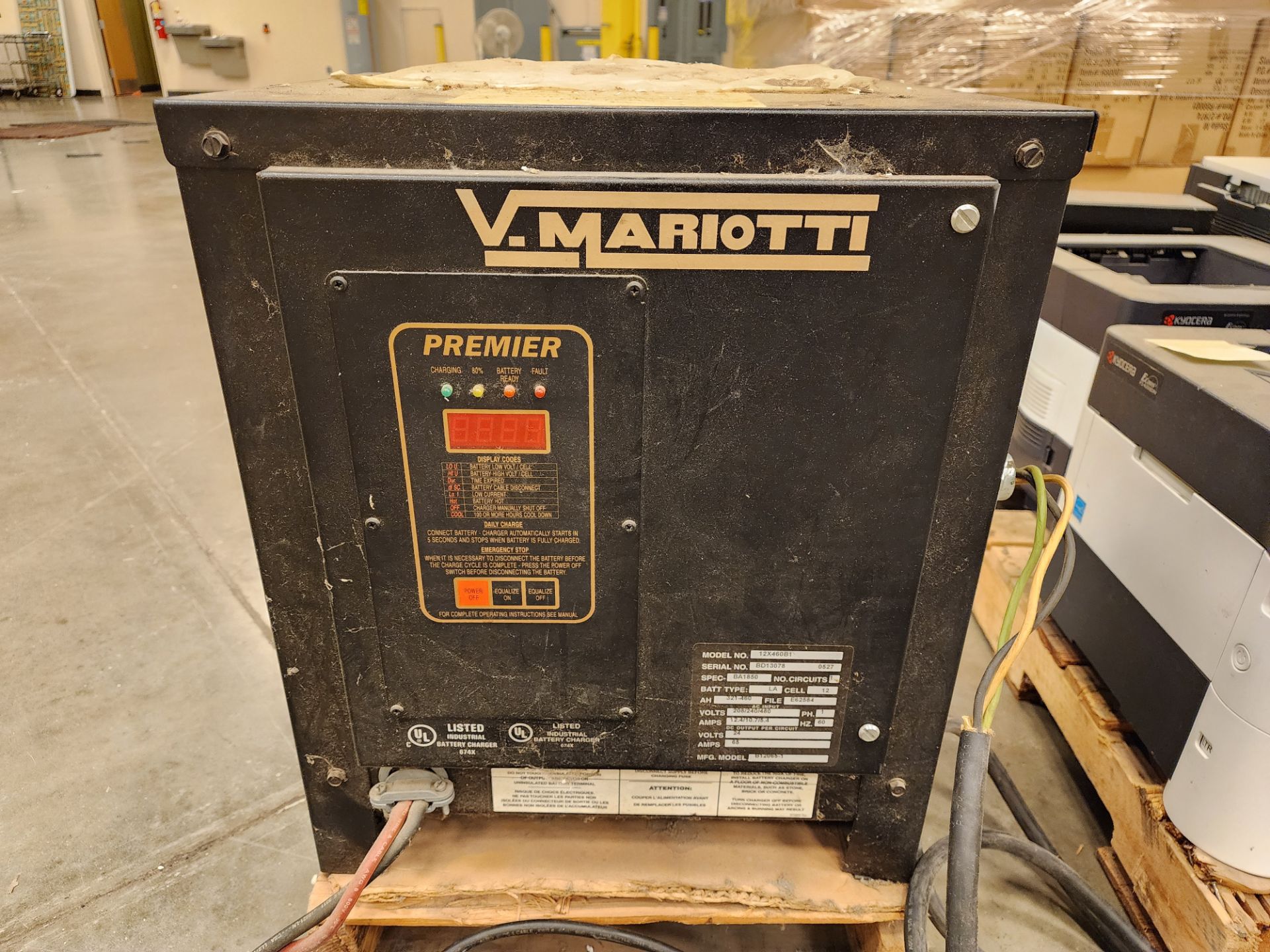 V-Mariotti Model 12X460B1 Forklift Battery Charger - Image 2 of 8