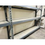 5 SECTION OF RETAIL/MERCHANDISE PALLET RACK SHELVING 8'H X 21.5"D X 108"L WITH 3 SHELVES