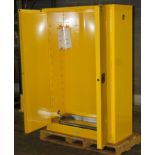 45 GALLONS FLAMMABLE SELF CLOSING SAFETY STORAGE CABINET, NEW