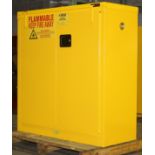 30 GALLONS FLAMMABLE SELF CLOSING SAFETY STORAGE CABINET, NEW