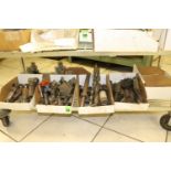 Miscellaneous tooling including mill bits, bearings, borers, everything pictured