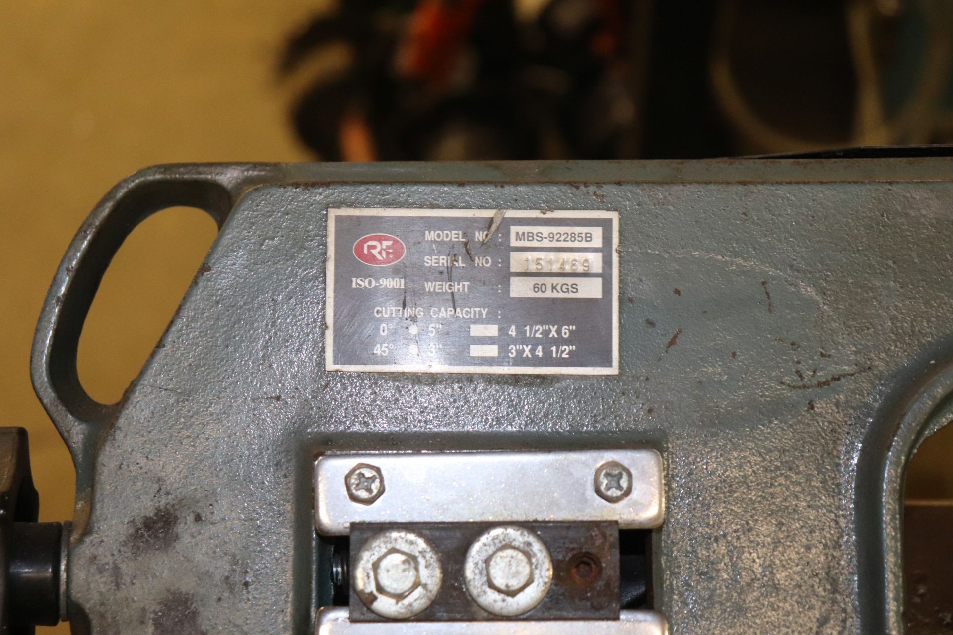 RF horizontal band saw MBS-92285b - Image 3 of 5