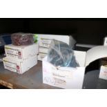 Four boxes of Abmast Resin Fiber Discs, 9", and other miscellaneous abrasives