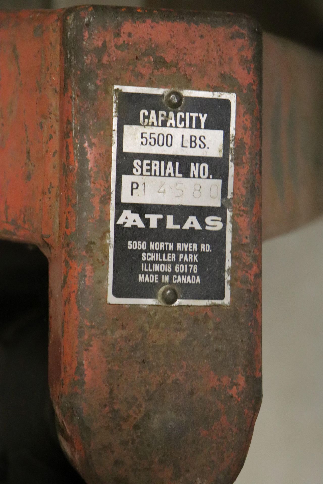 Atlas pallet jack, 5,500 lb capacity - Image 2 of 2