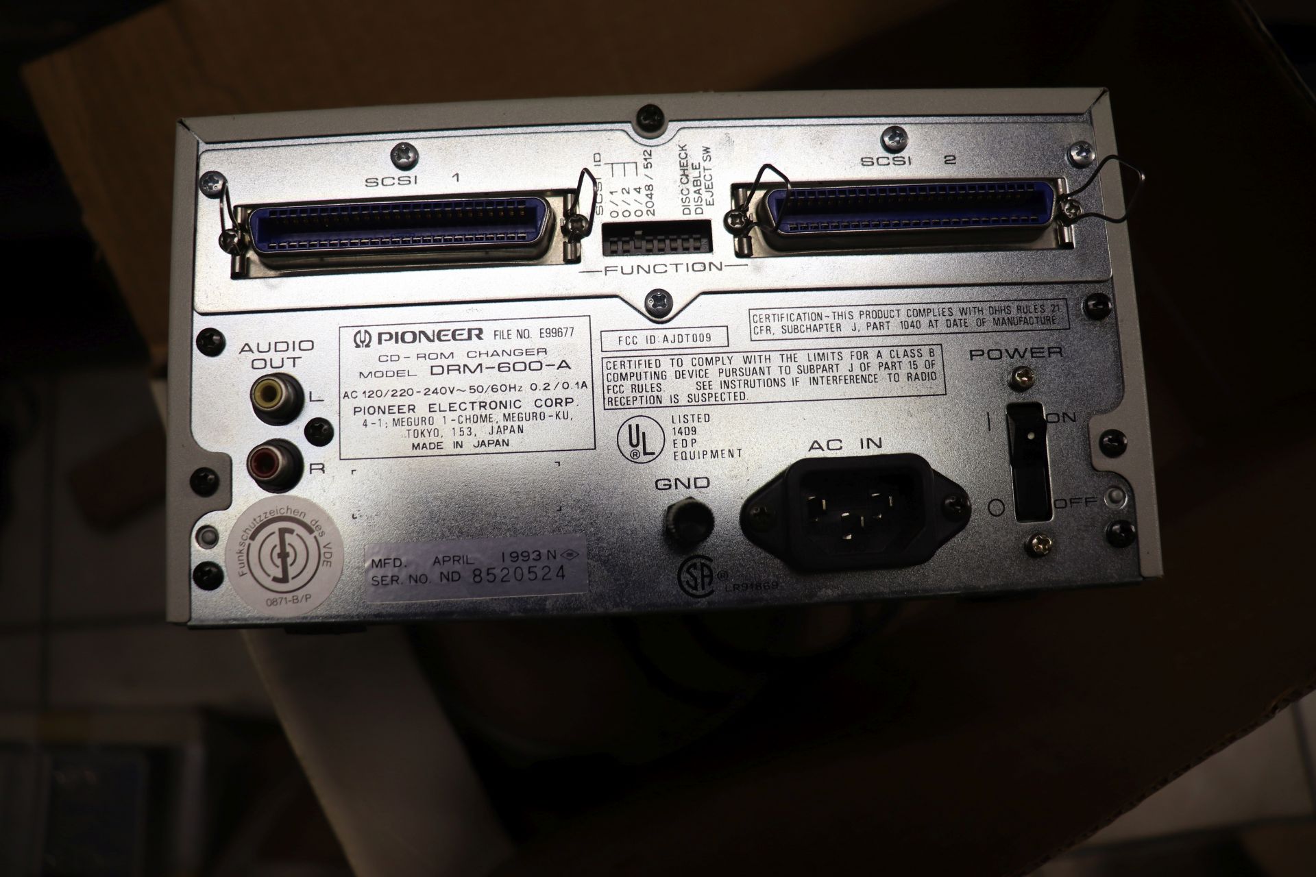 Pioneer CD Rom changer, model DRM-600 - Image 3 of 3