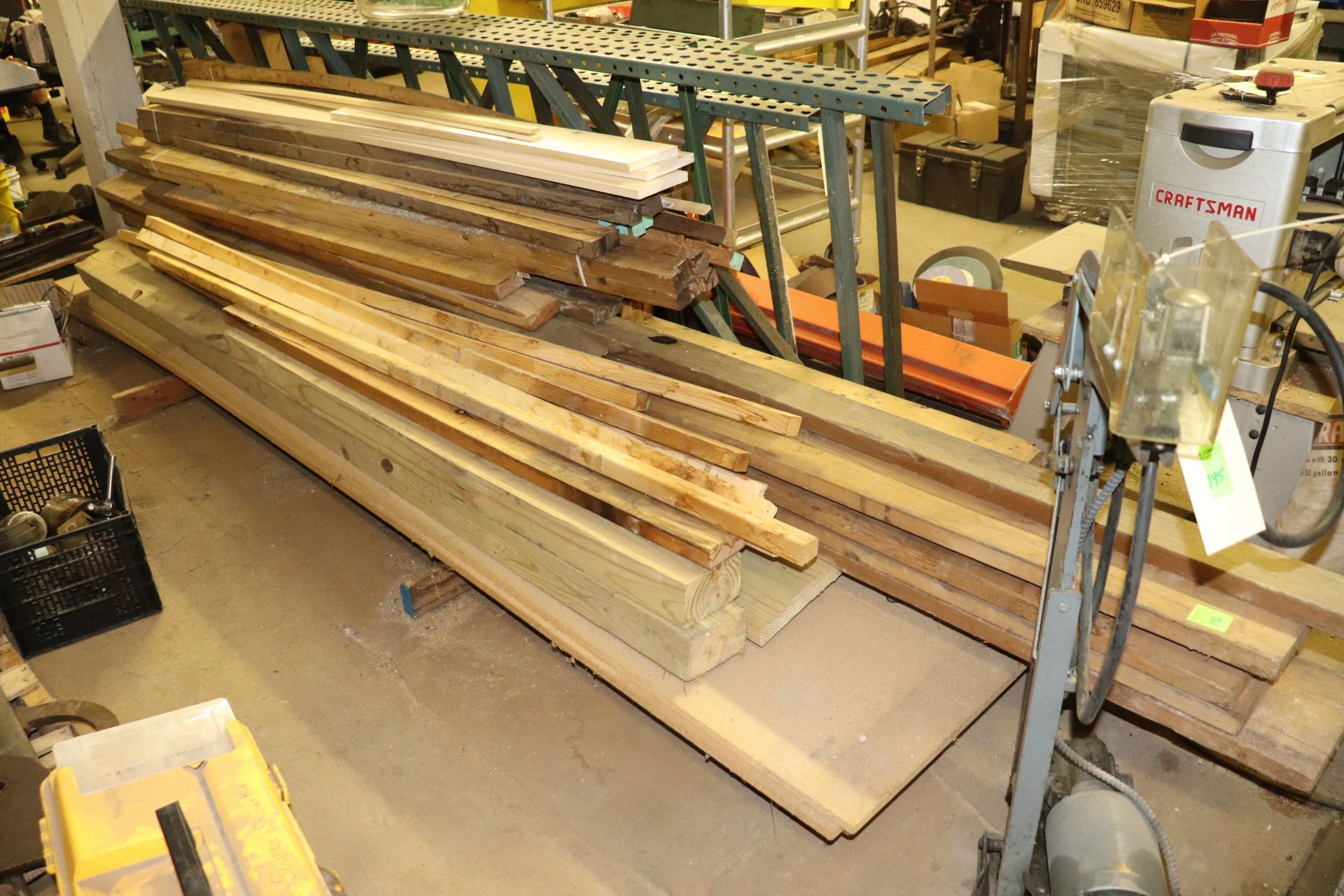 Miscellaneous lumber, 1 x 1, 2 x 4, and 4 x 6