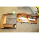 Box of pressure and measuring instruments, antique