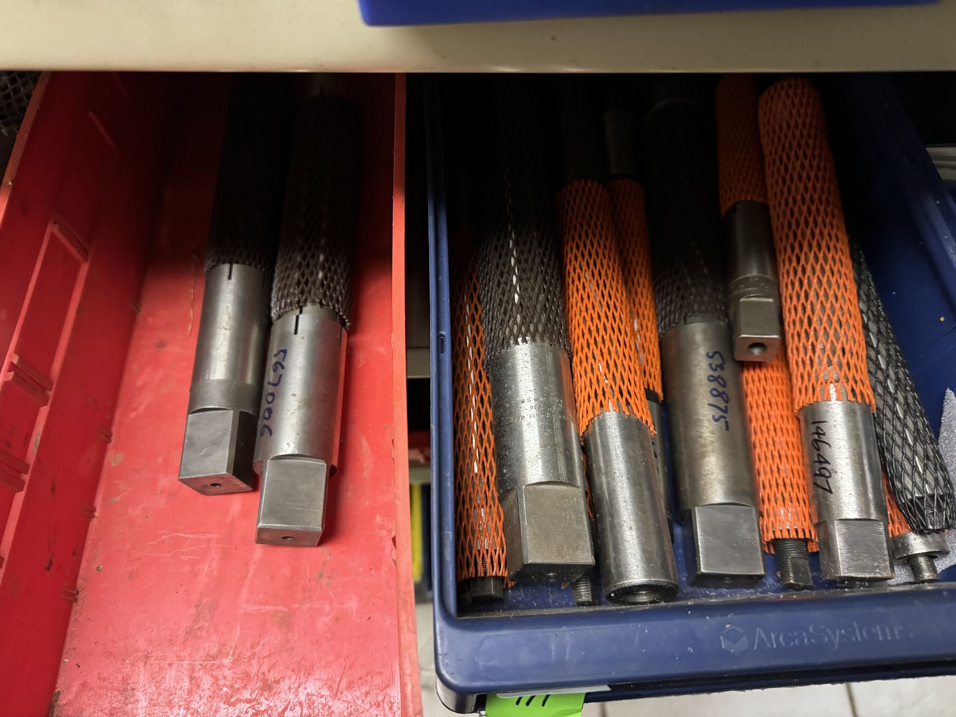 One shelf of end mills and reamers - Image 3 of 4