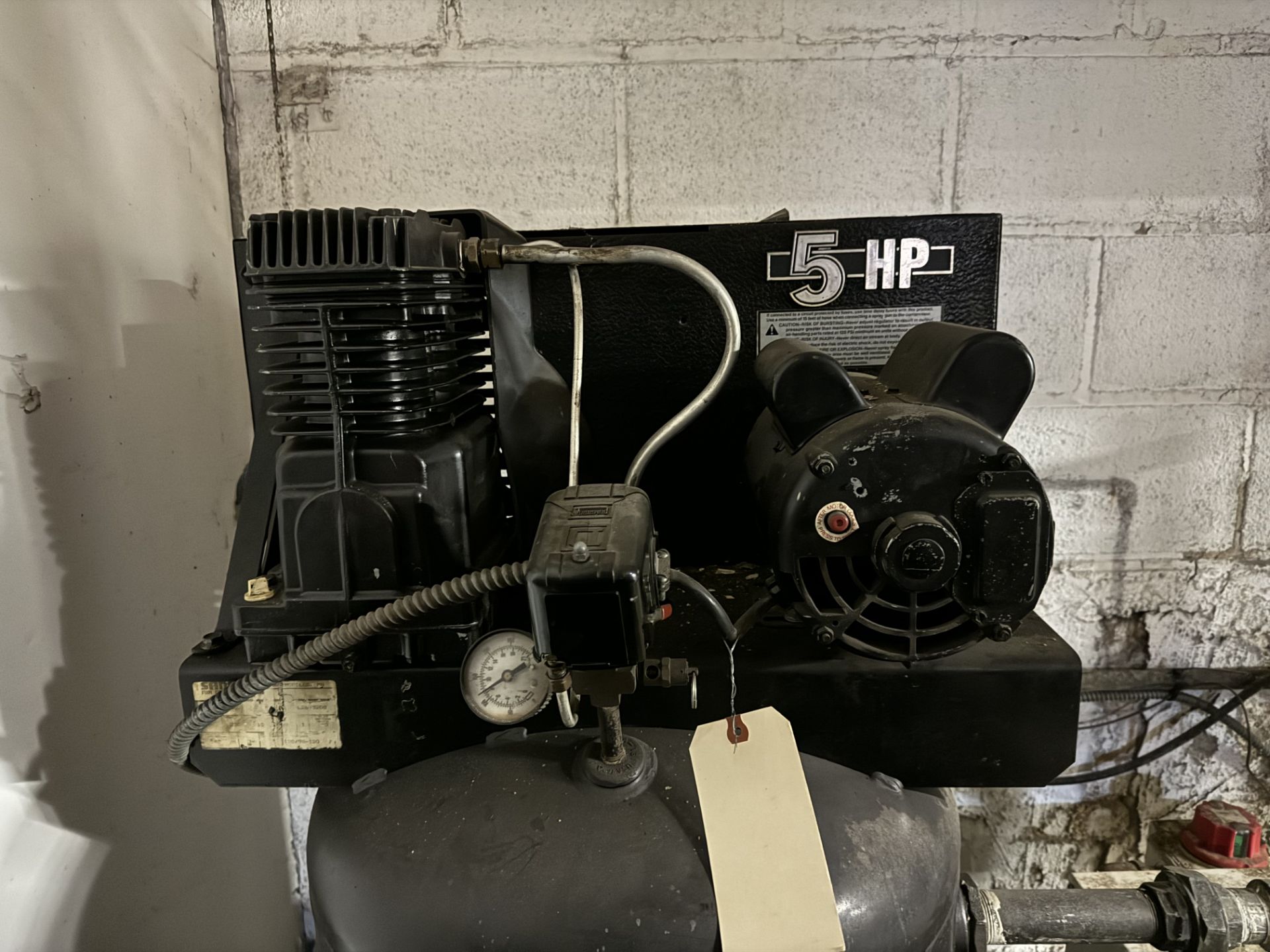 Ingersoll-Rand compressor air dryer model DRX50 with Sanborn Black Max tank - Image 6 of 12