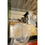 Pallet of miscellaneous telephone equipment