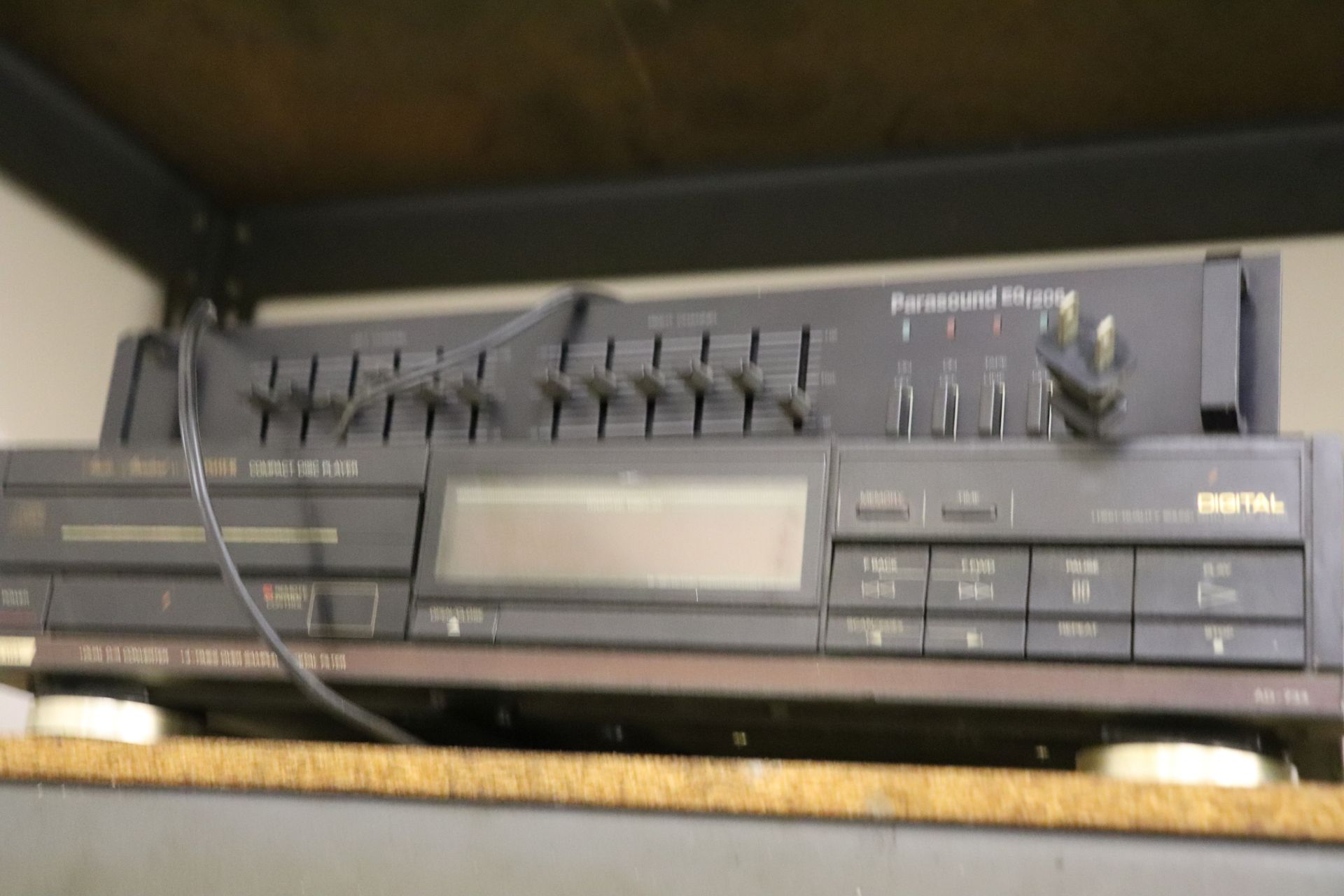 Panasonic KX-TDA digital phone system with a compact disc player and Panasonic equalizer model EQF20 - Image 3 of 3