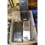 Two Lafayette vintage walkie talkies, model 5A