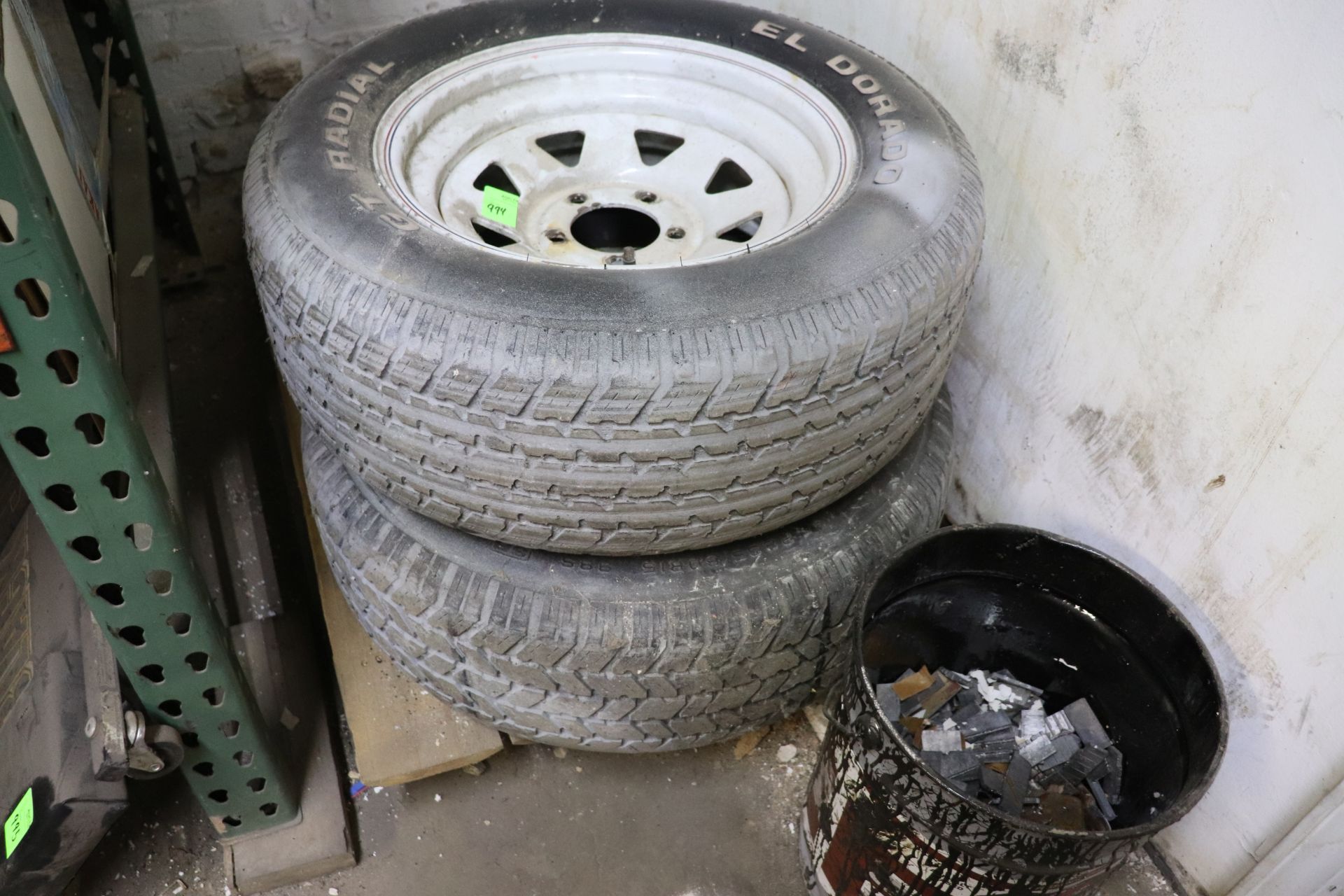 Three tires with rims - Image 2 of 2