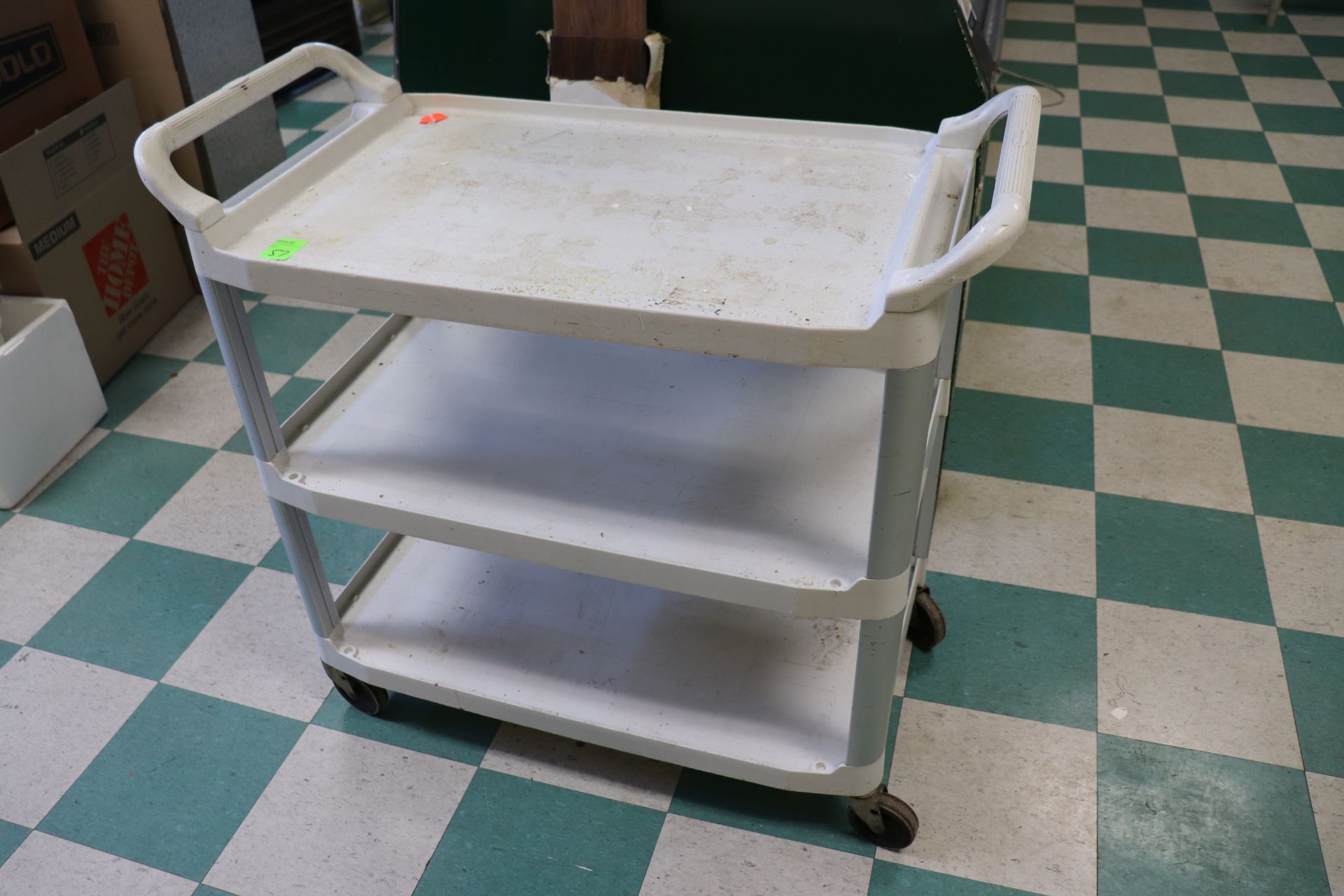 Plastic shop cart