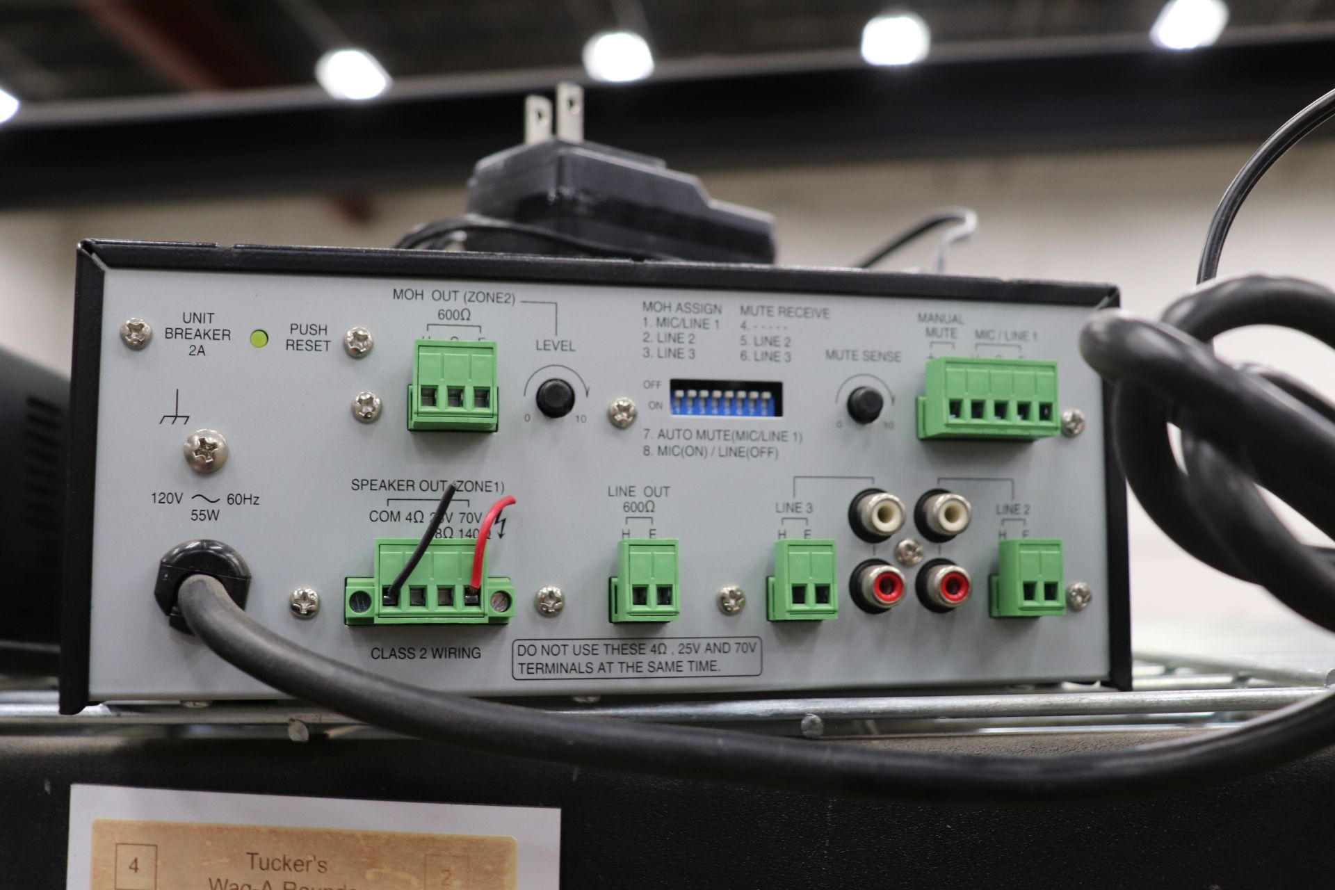 Toa Mixer Amplifier, model BG-235 - Image 2 of 3