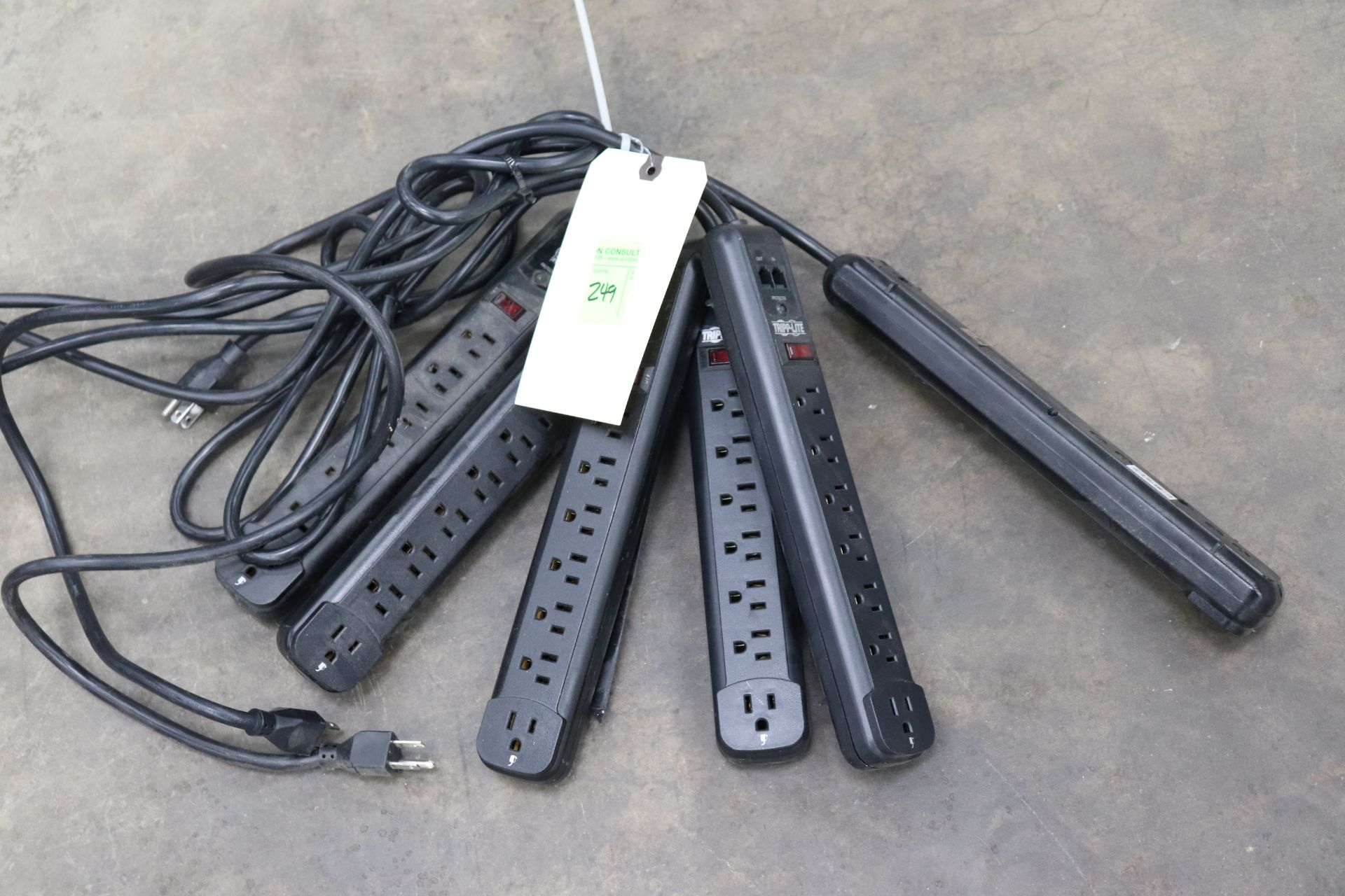 6 Tripp-Lite power strips