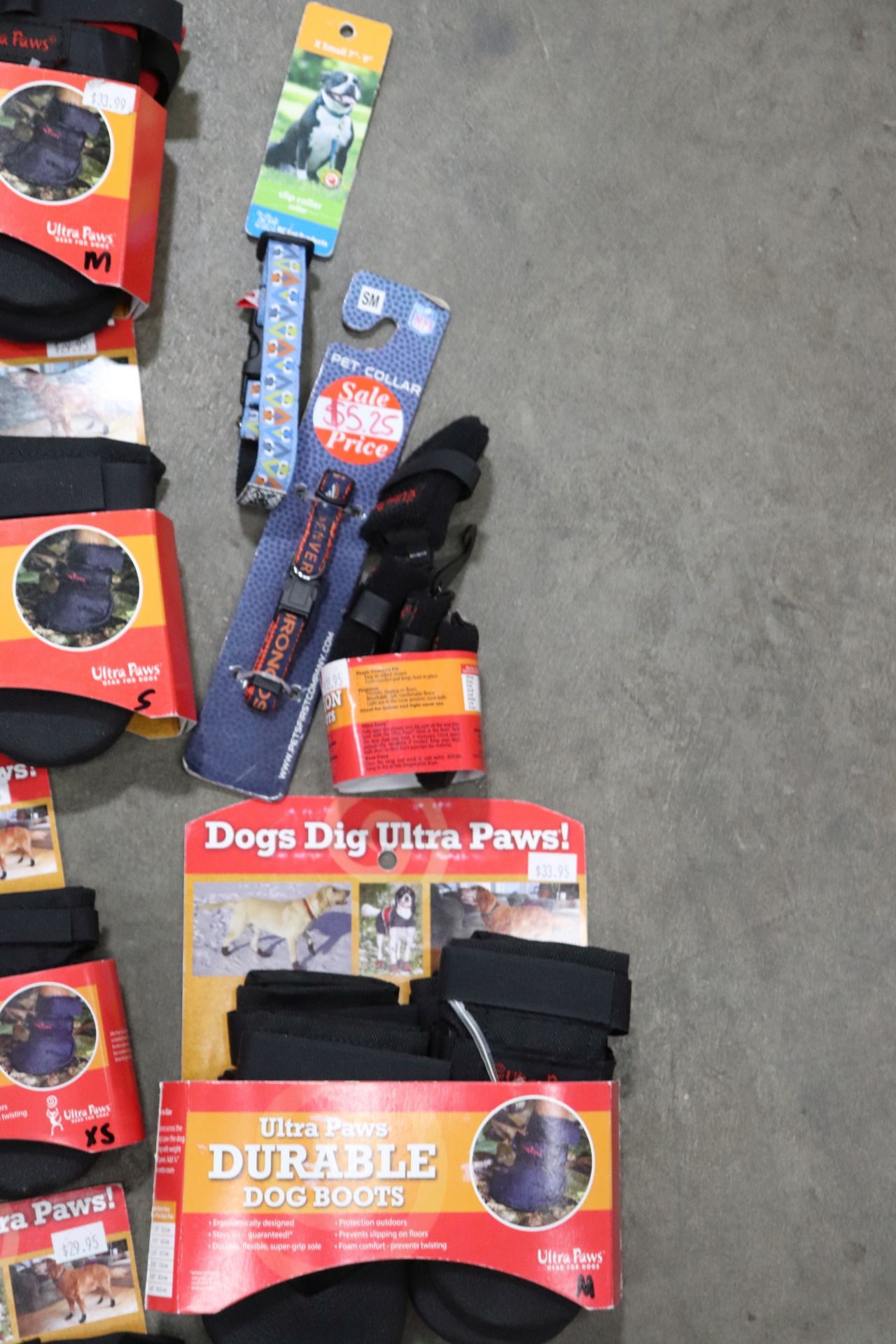 Ultra Paws durable dog boots, assorted sizes, pet collars, and small pet harnesses - Image 6 of 8