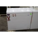 Haier Household Freezer, 7.1 cubit foot capacity, Model HCM071AW, 37" x 22" x 33", Serial #B30EW AE0