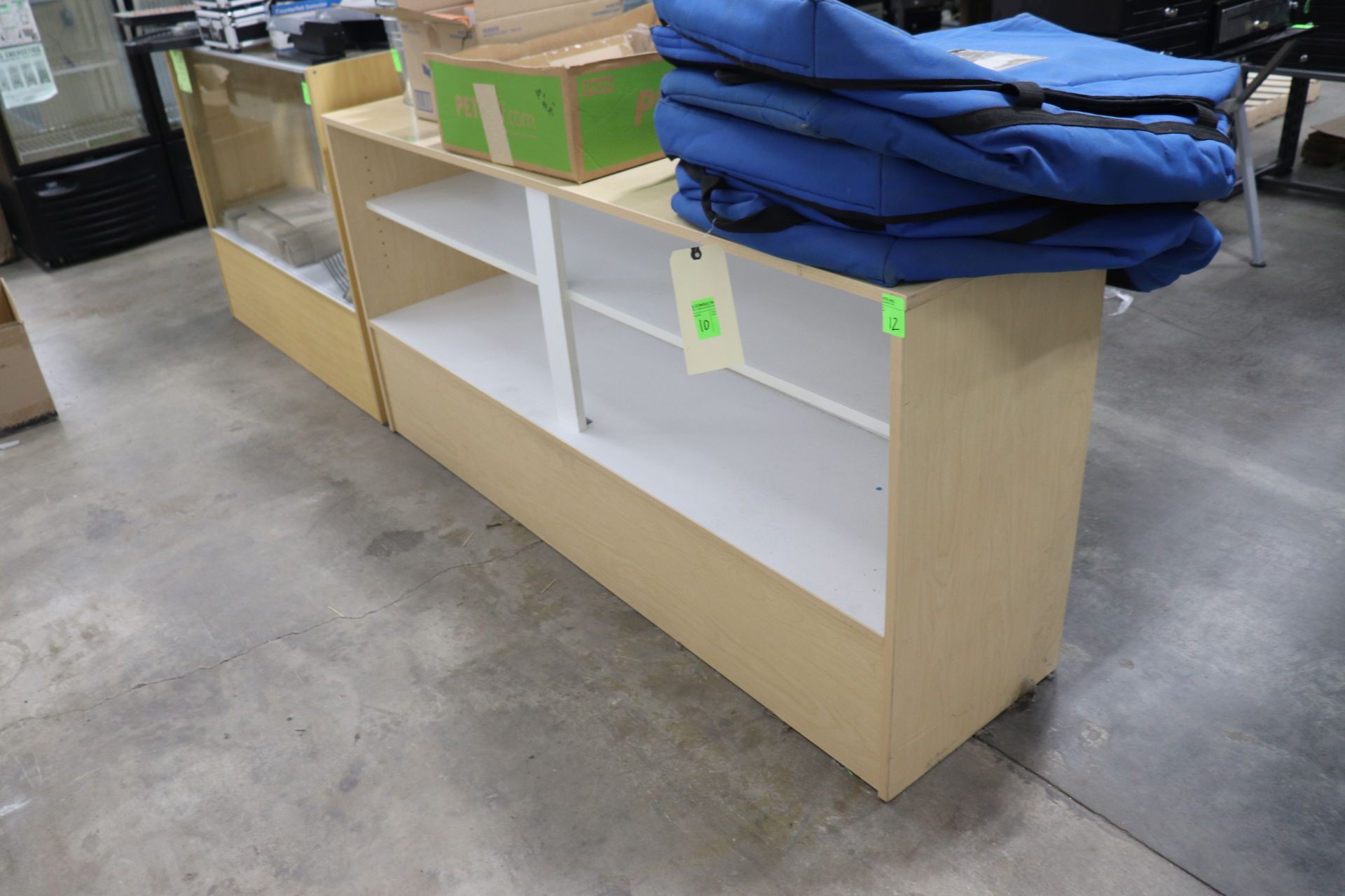 Counter shelf, 70" x 18" x 34"