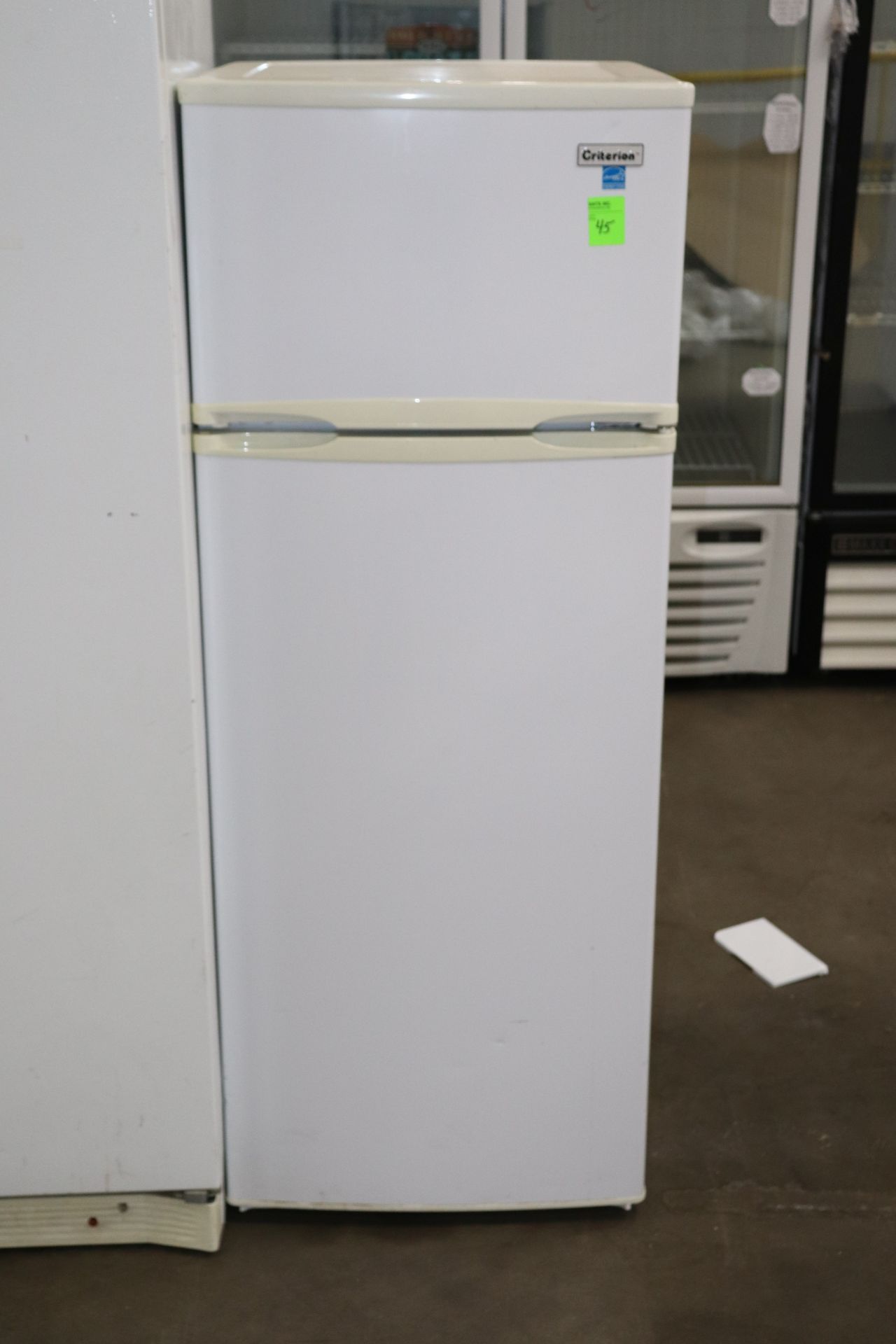 Criterion Combination Freezer/Refrigerator, Model CTMR73A1W, Serial A57779707351581000027