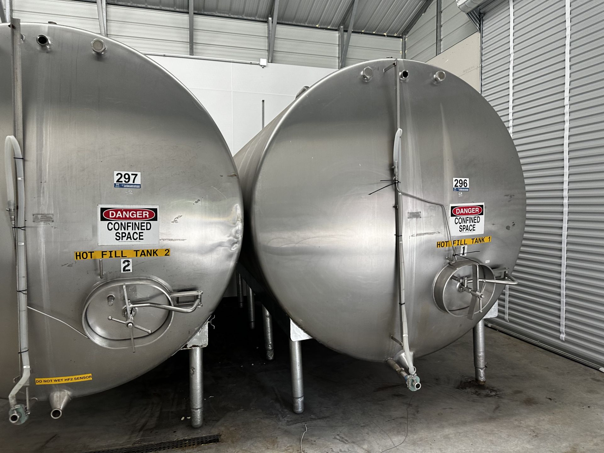 DCI 5,000 Gallon Stainless Steel Holding Tank