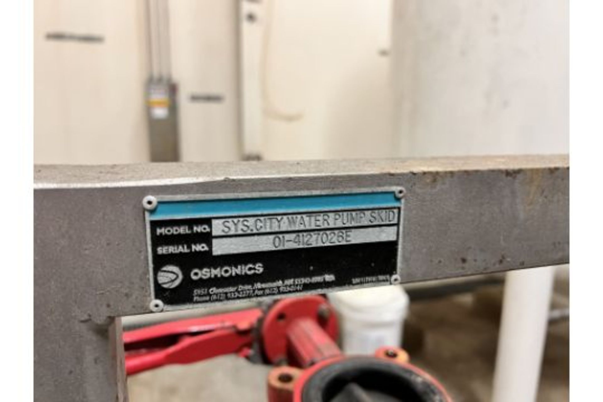 GE Osmonics 15HP Water Pump Skid - Image 2 of 4