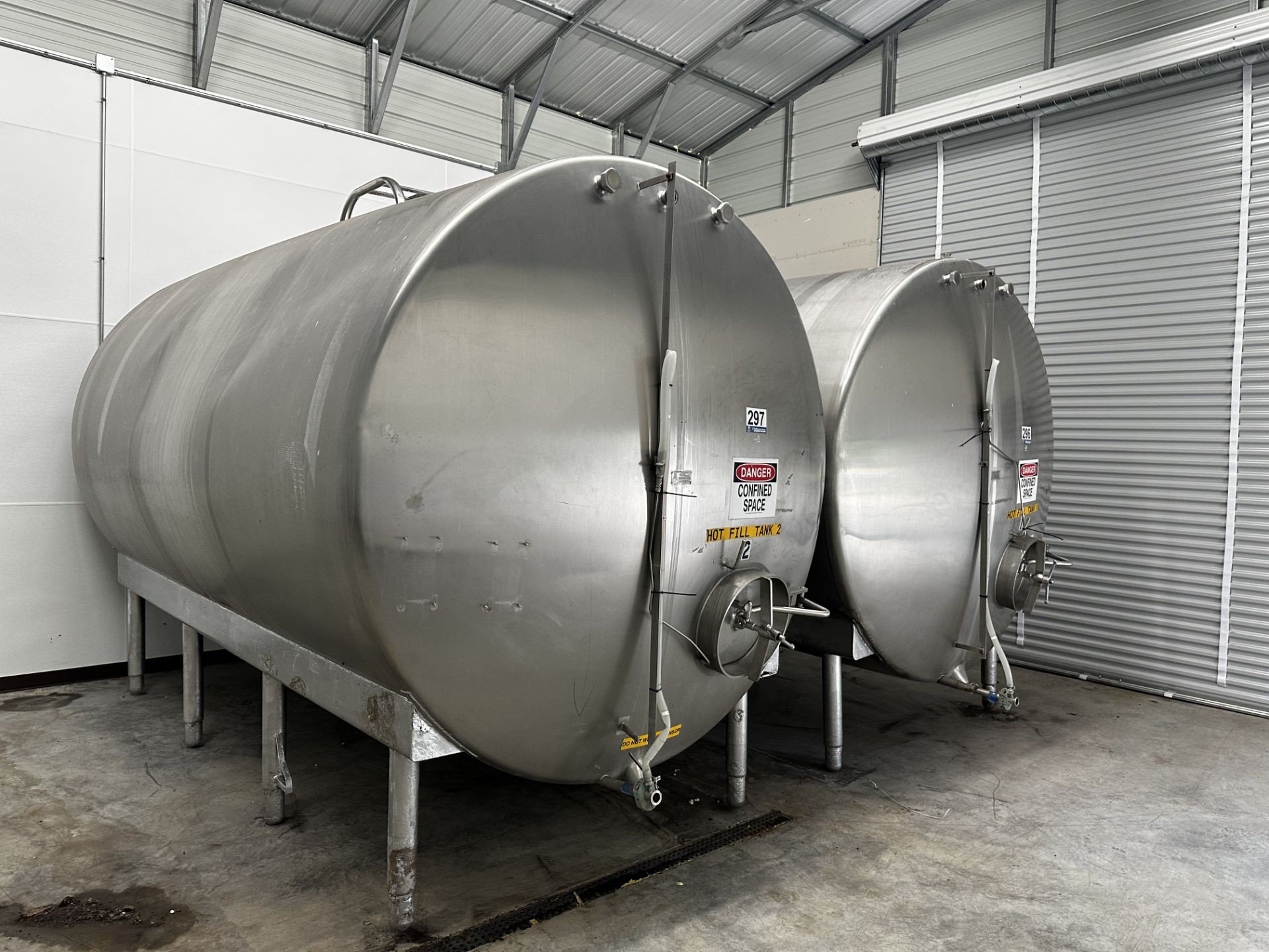 DCI 5,000 Gallon Stainless Steel Holding Tank