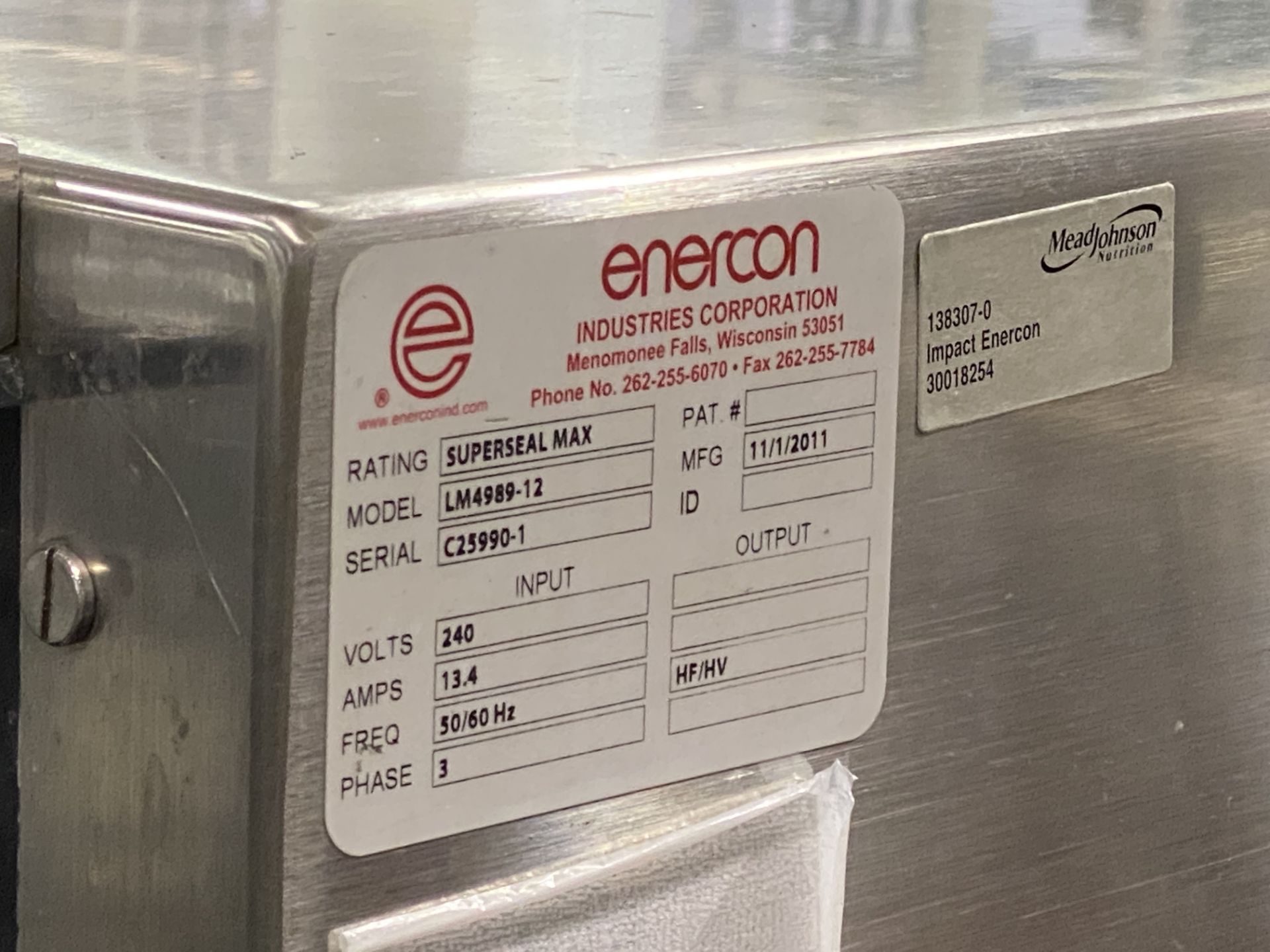 Enercon Superseal Max Induction Sealer - Image 2 of 2