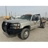2005 Chevy 3500HD 4X2 Crew Cab Flatbed Truck
