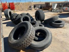 Various Sizes of New and Used Tires