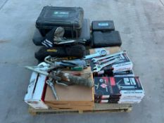 Pallet of Mechanic Tools and Testing Equipment