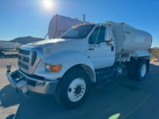 2013 Ford F750 4X2 2000-Gallon Water Truck