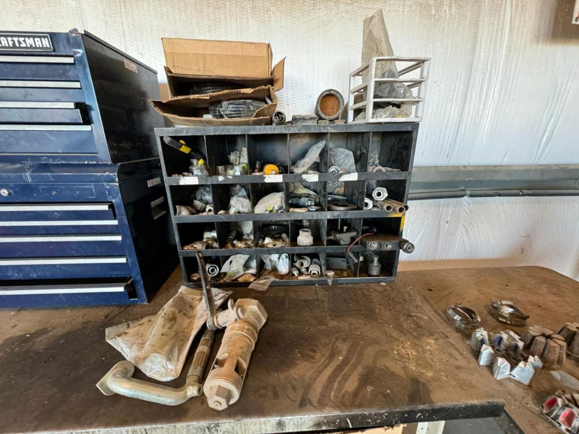 Work Bench and Tool Cabinet with Contents - Image 2 of 6