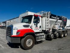 2022 ProAll P85 10-Yard Mobile Volumetric Concrete Mixer on 2023 Freightliner 114SD Tandem Axle